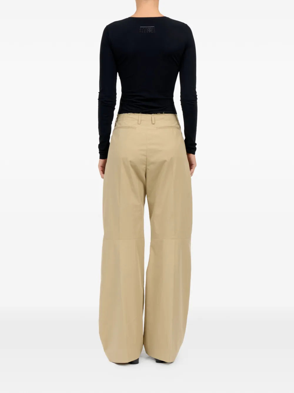 MM6 Margiela chinos beige donna