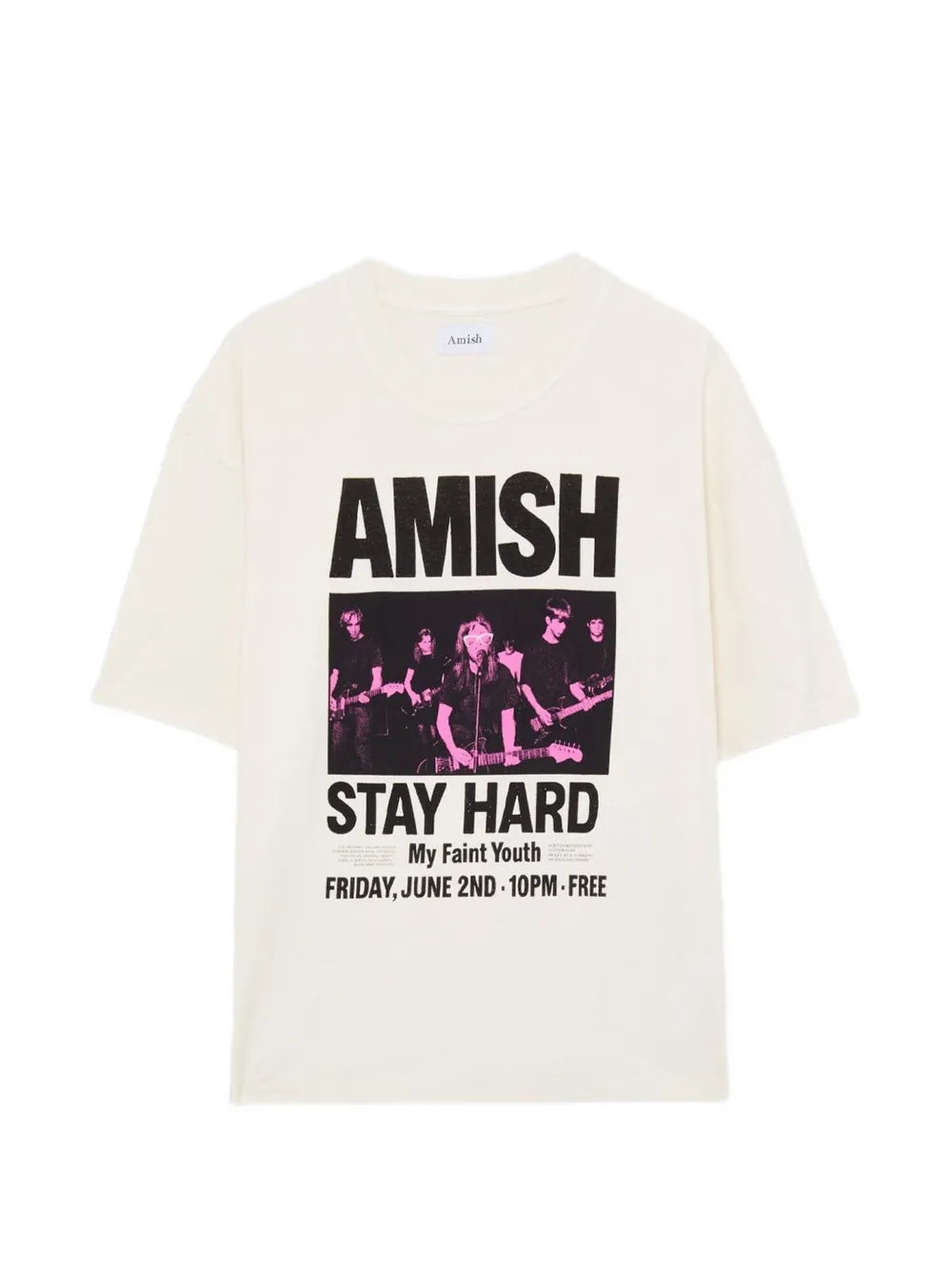 Amish t-shirt con stampa