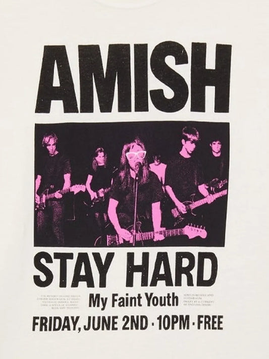 Amish t-shirt con stampa