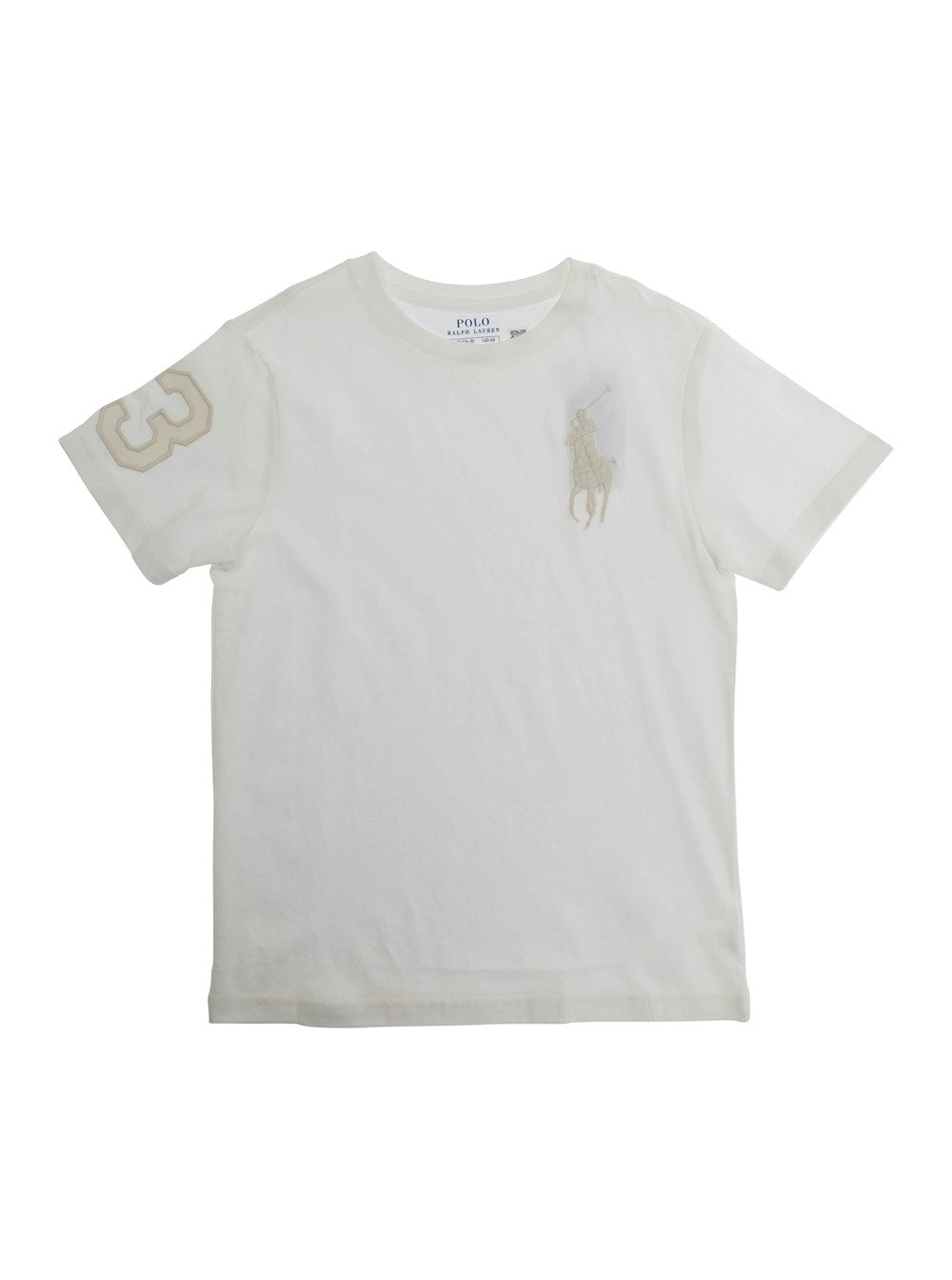 Polo Ralph Lauren T-shirt numero 3 bianca