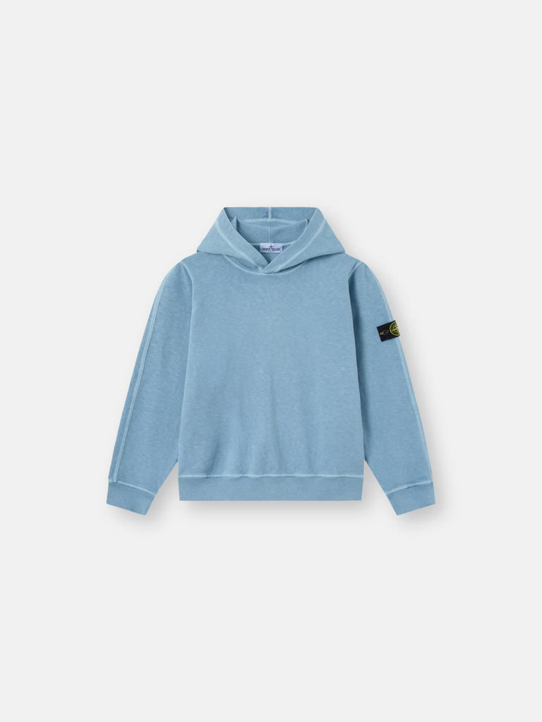 Stone Island Felpa azzurra slavata