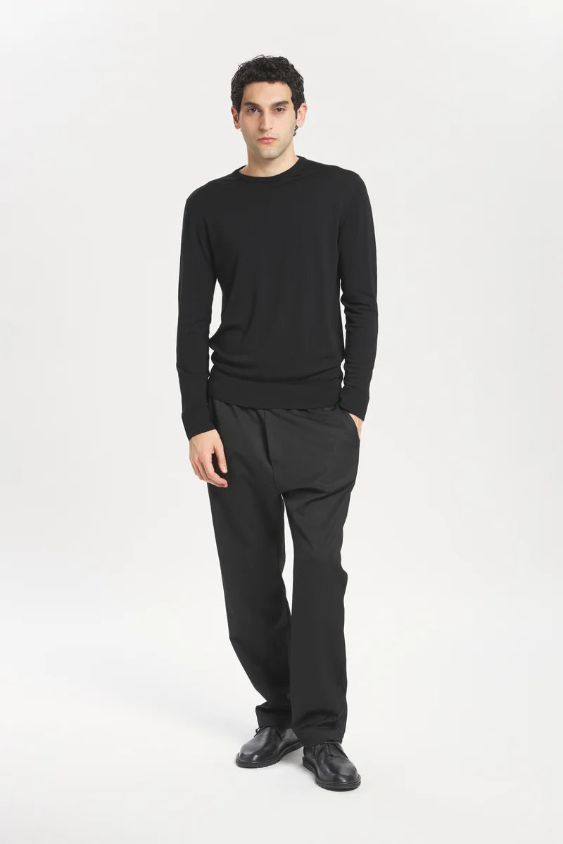 Barena pantalone Bativoga nero classico