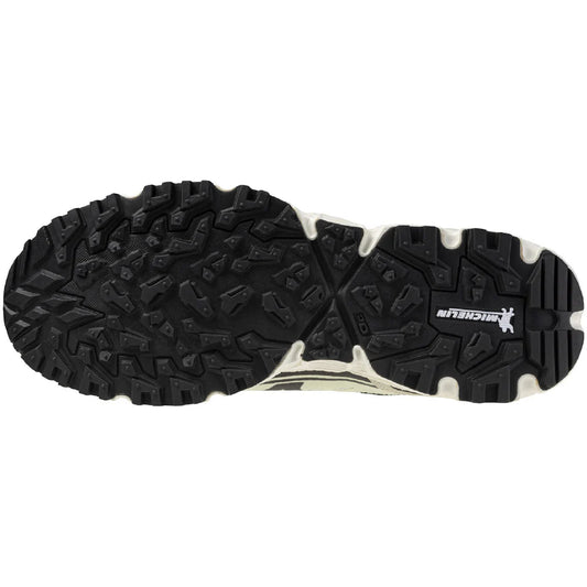 Mizuno Wave Daichi Ls bianche con dettagli neri e giallo fluo