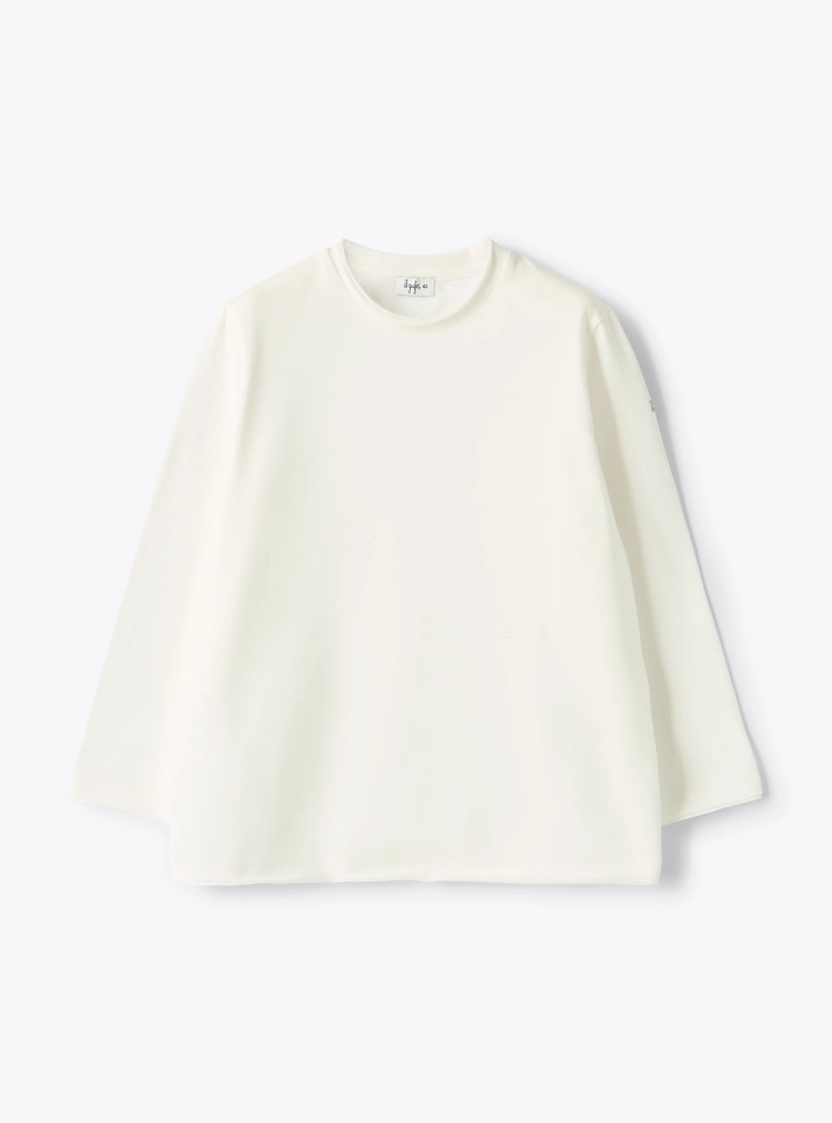 Il Gufo T-shirt a manica lunga in jersey garzato