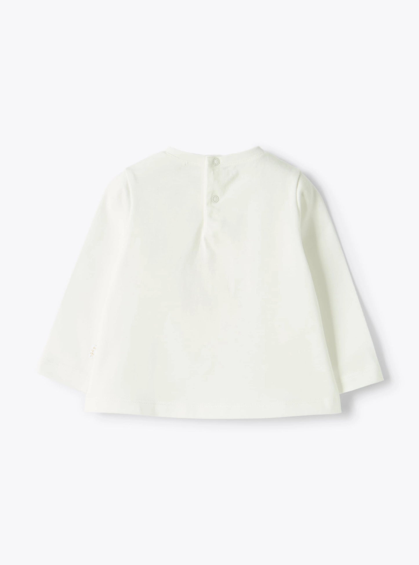 Il Gufo T-shirt a manica lunga con coniglietto