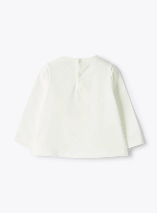 Il Gufo T-shirt a manica lunga con coniglietto