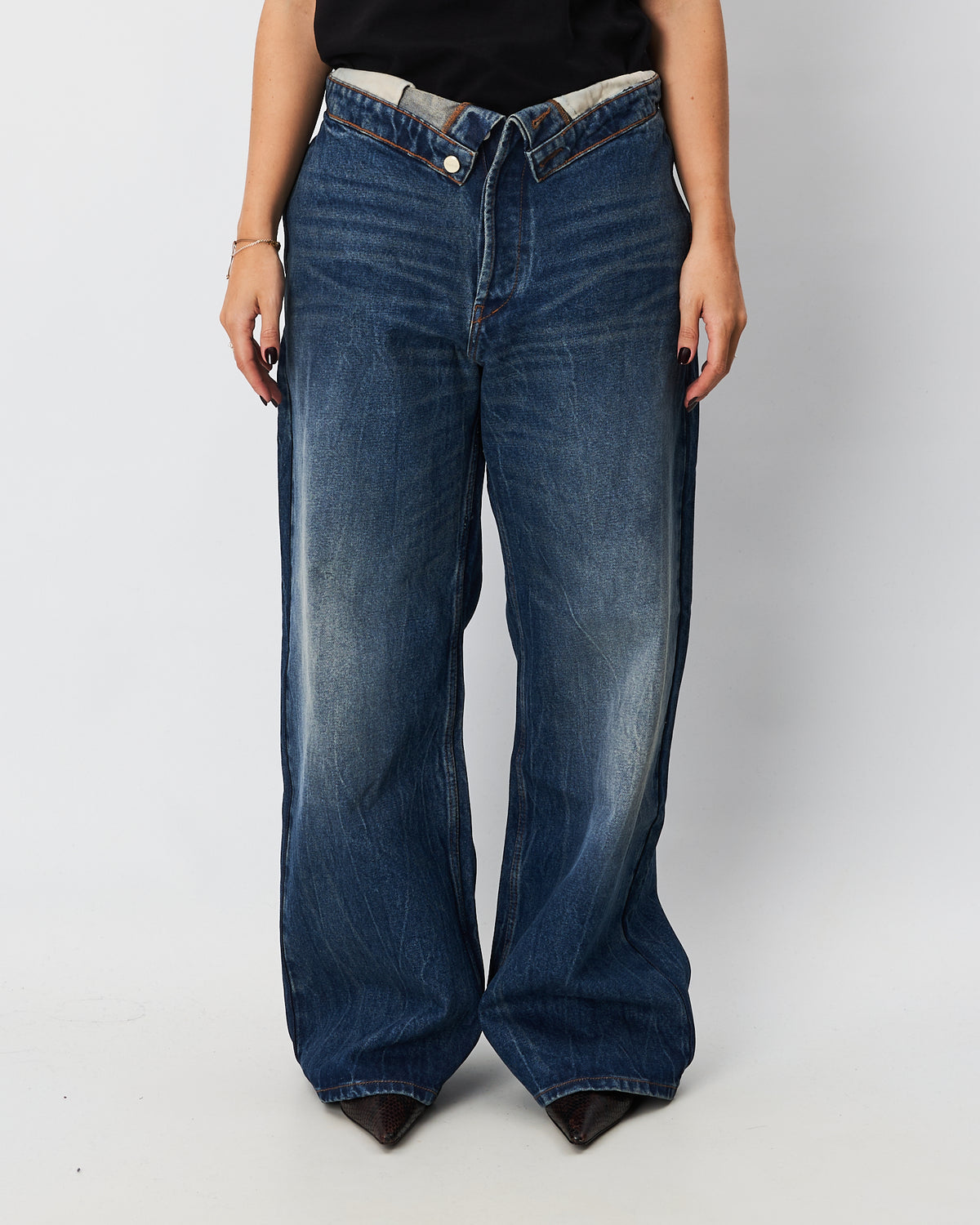 Amish denim donna modello Azui