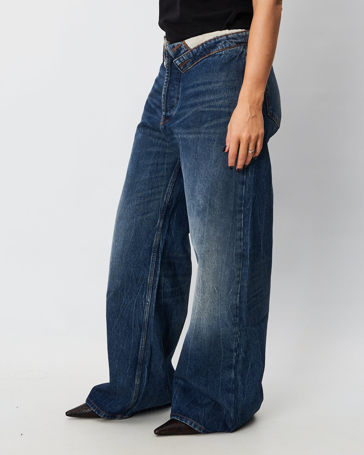 Amish denim donna modello Azui