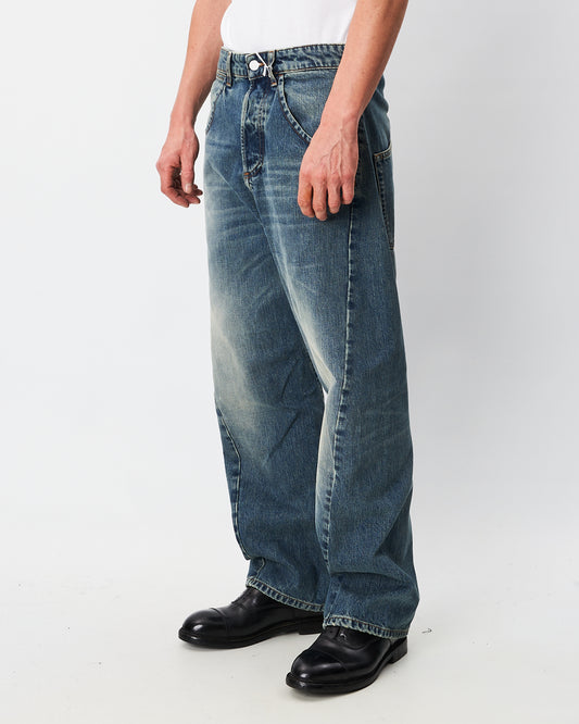 Amish denim uomo modello Over Floor Green