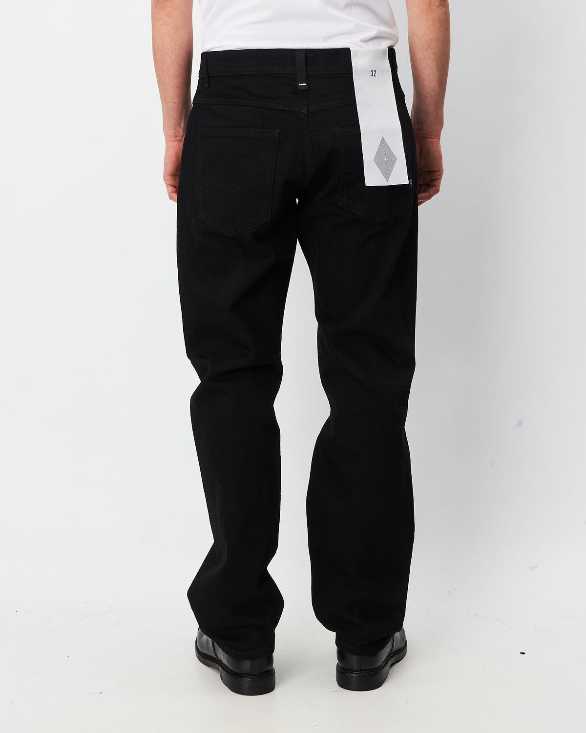 Amish denim nero modello Rinse