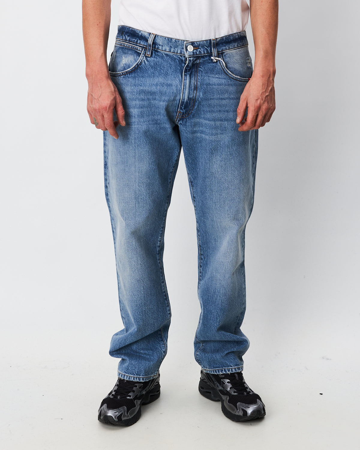Amish denim azzurro modello James