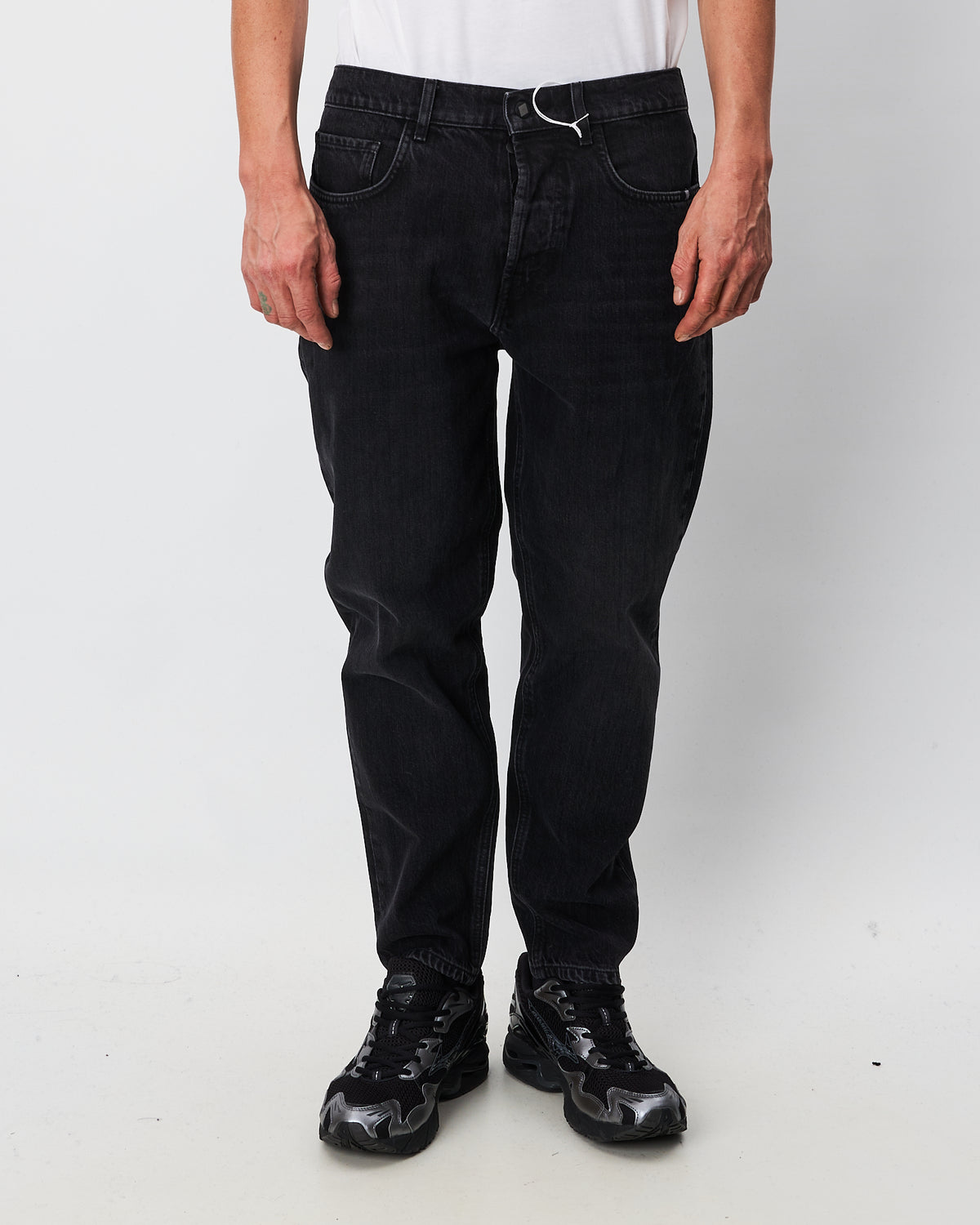 Amish denim nero lavato modello Jeremiah