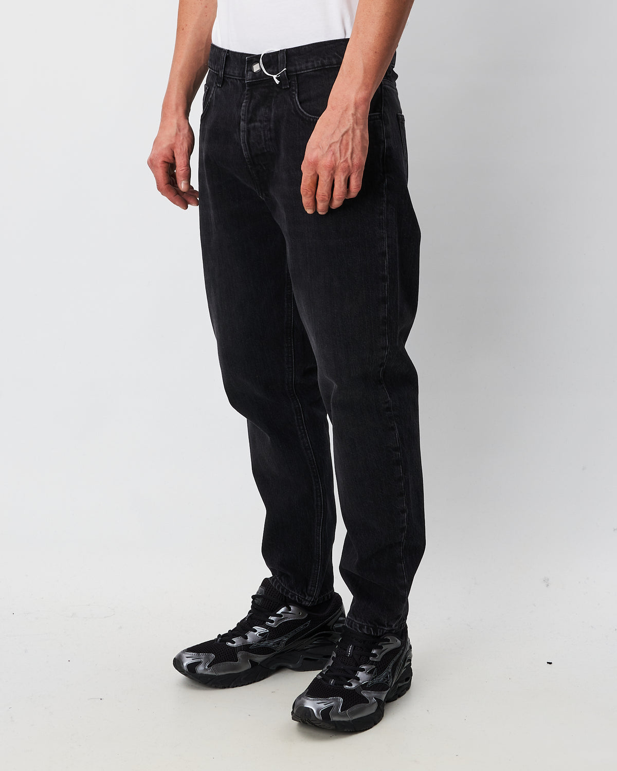 Amish denim nero lavato modello Jeremiah