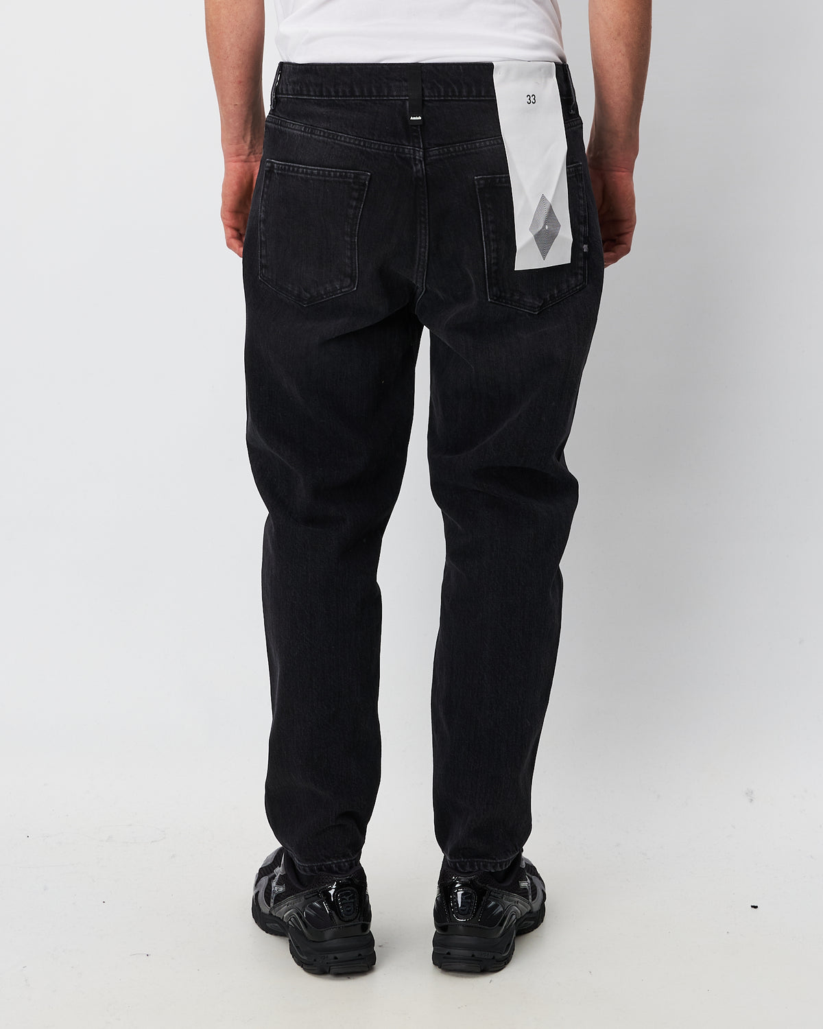Amish denim nero lavato modello Jeremiah