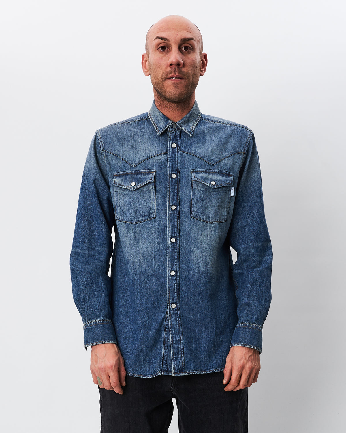 Amish camicia in denim
