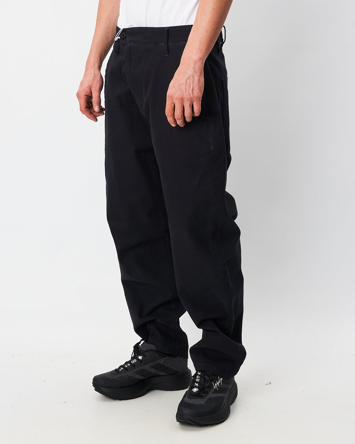 Archetype pantalone blu in cotone