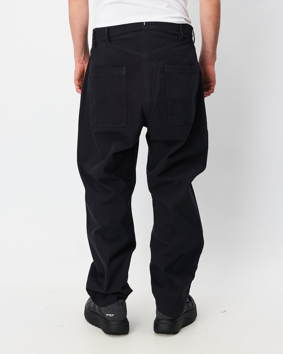 Archetype pantalone blu in cotone