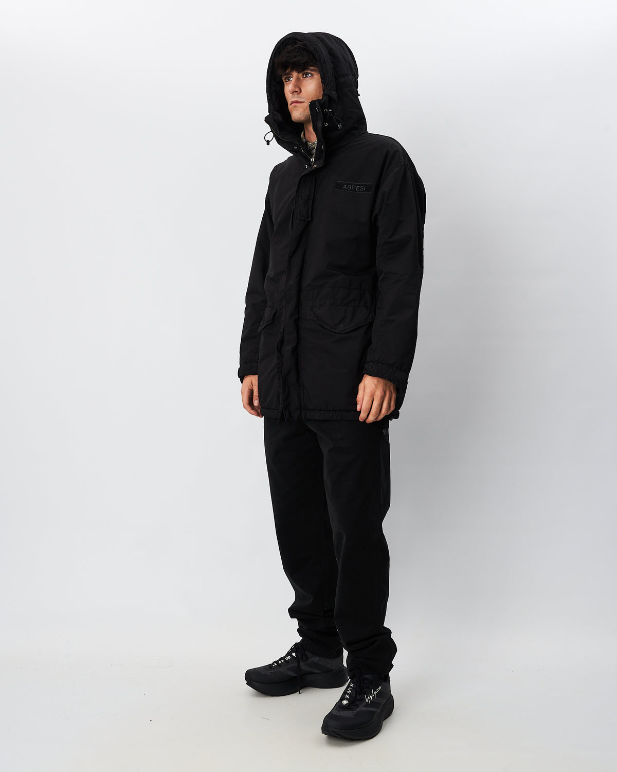 Aspesi Field Jacket nera