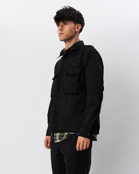 Aspesi camicia militare nera