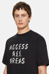 44 Label Group t-shirt nera Access all Areas | Al Monello - Barbieri