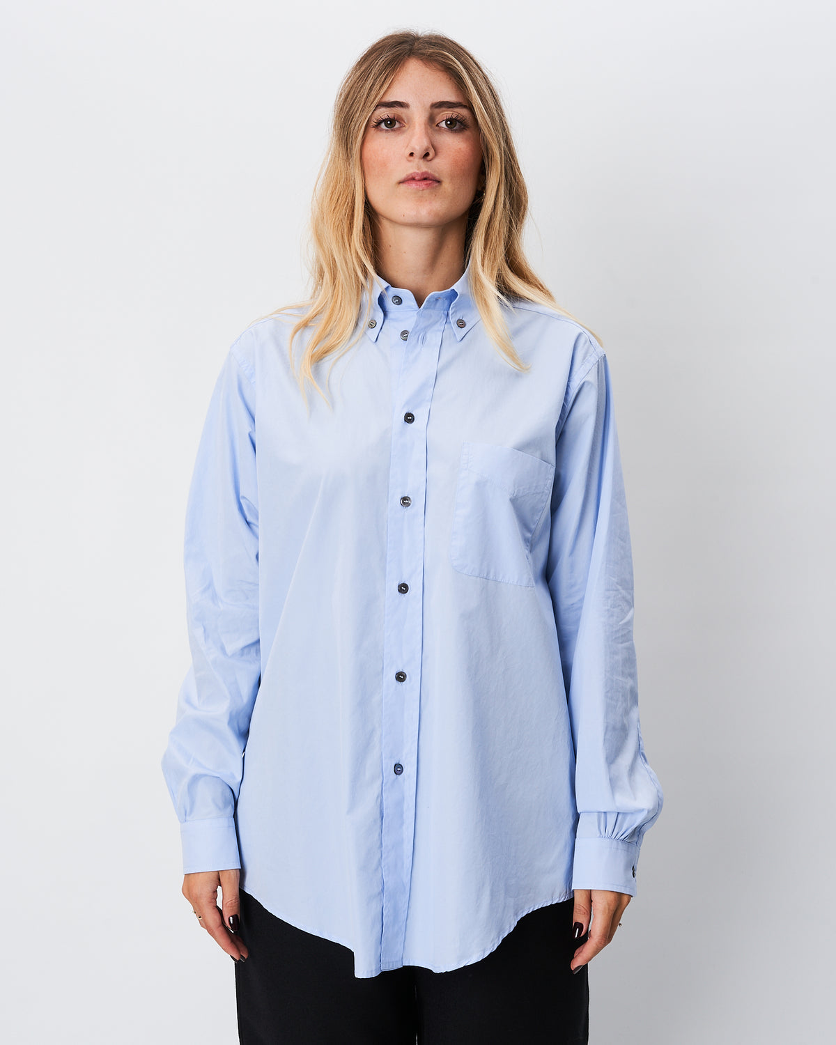 Barena Venezia camicia over azzurra