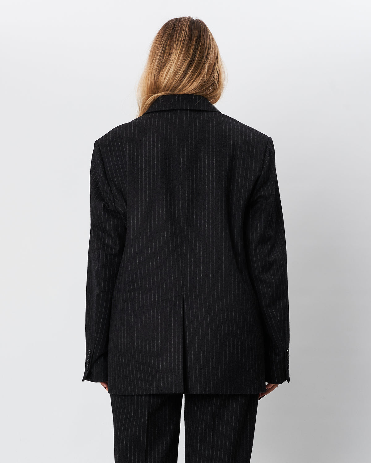 Barena Venezia blazer grigio gessato