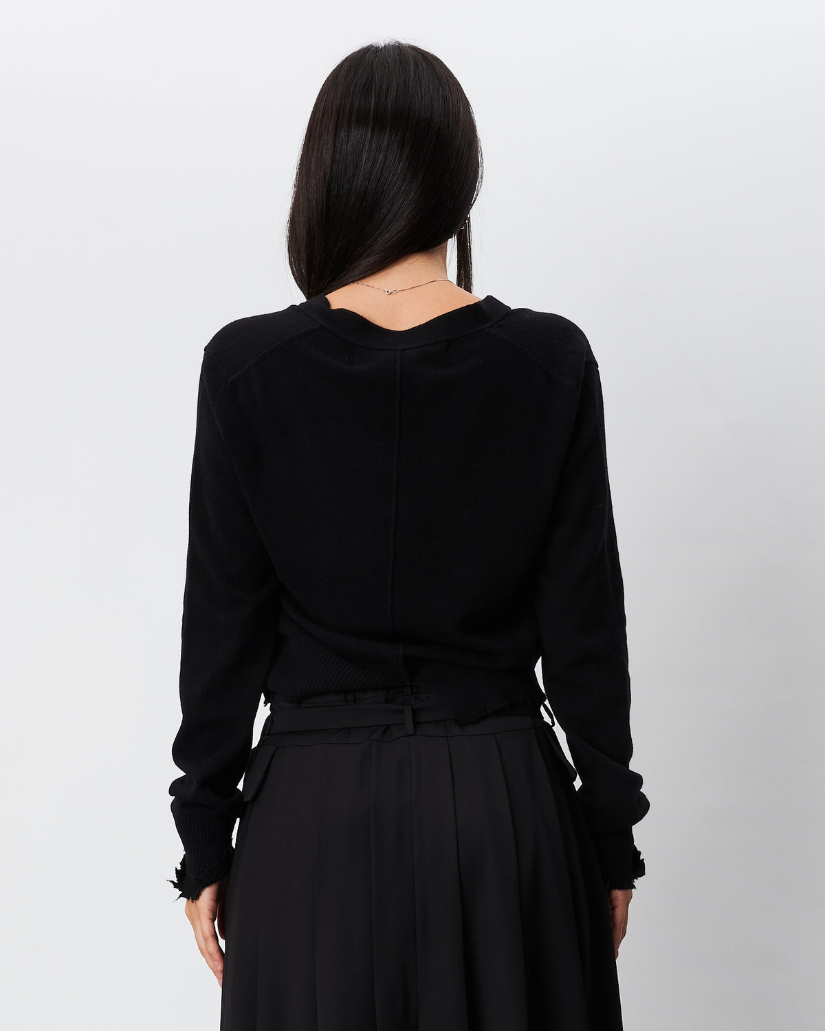 Isabel Benenato cardigan  nero slim