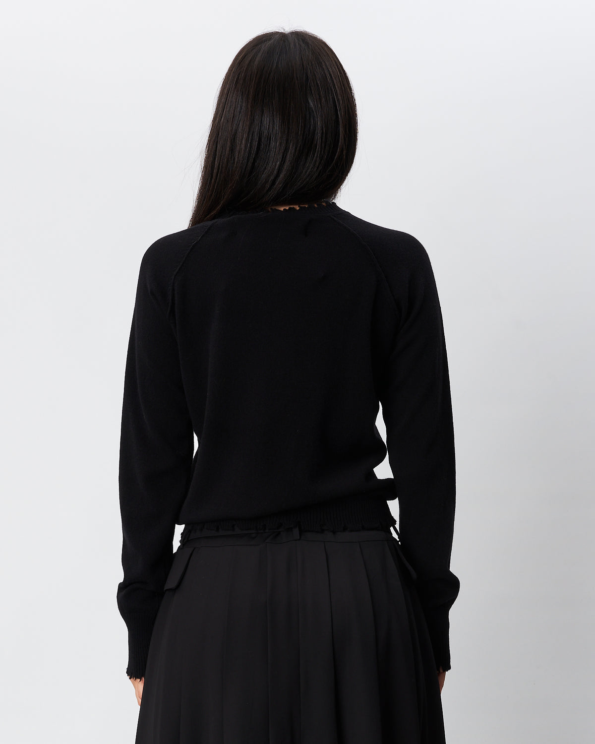 Isabel Benenato maglia girocollo nera
