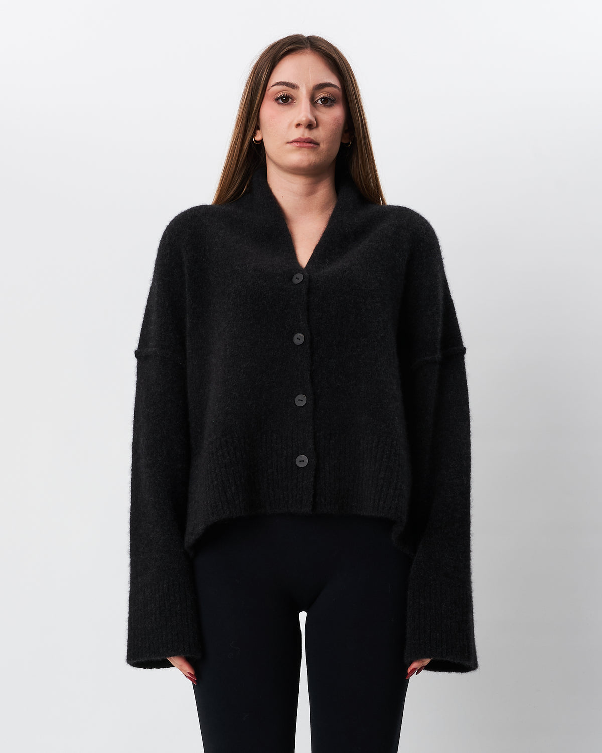 Isabel Benenato cardigan antracite