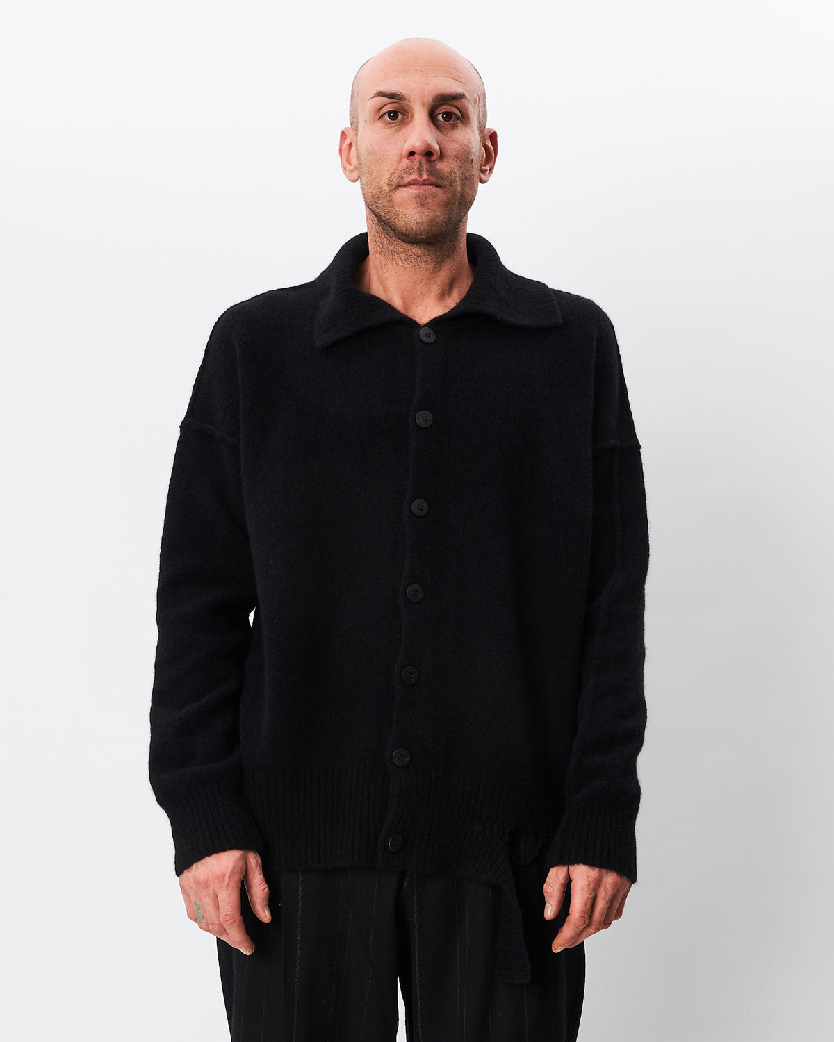 Isabel Benenato cardigan collo a polo