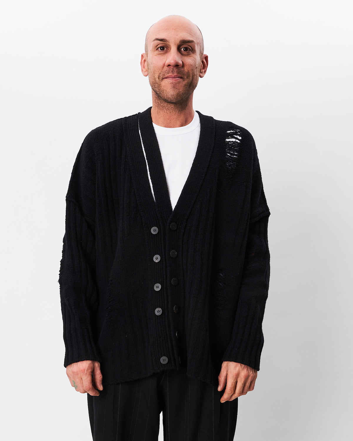 Isabel Benenato cardigan doppia allacciatura
