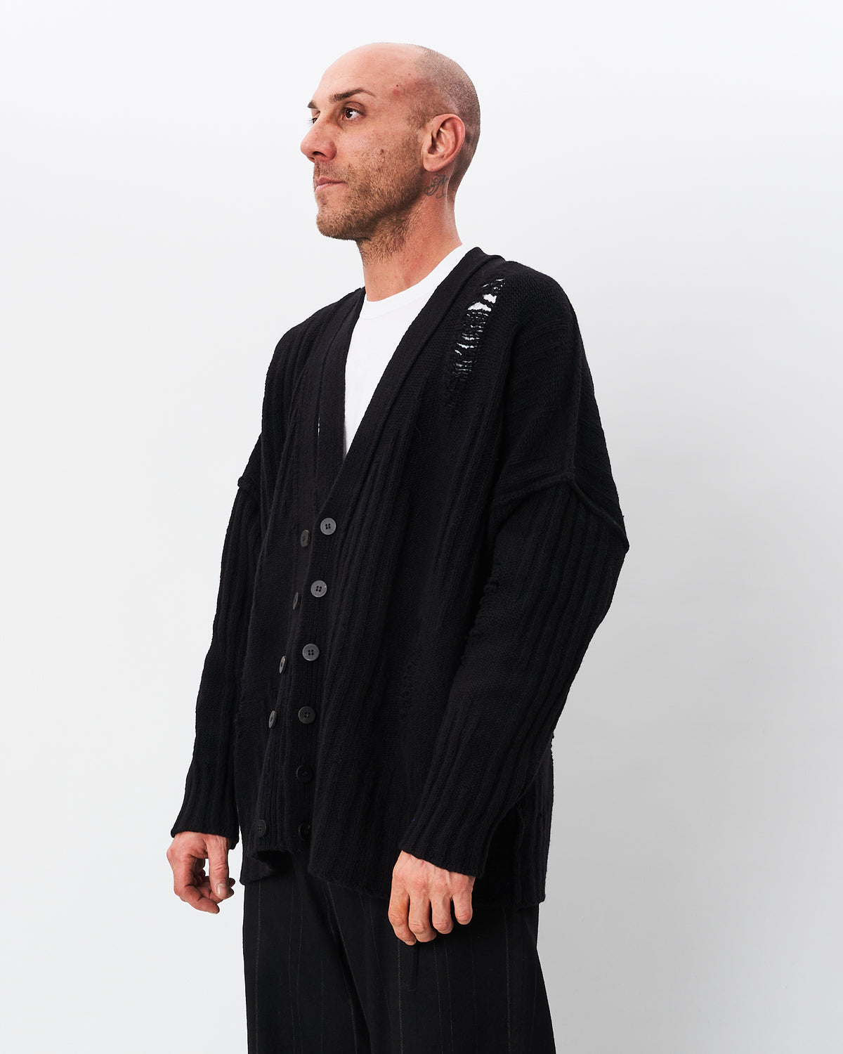 Isabel Benenato cardigan doppia allacciatura