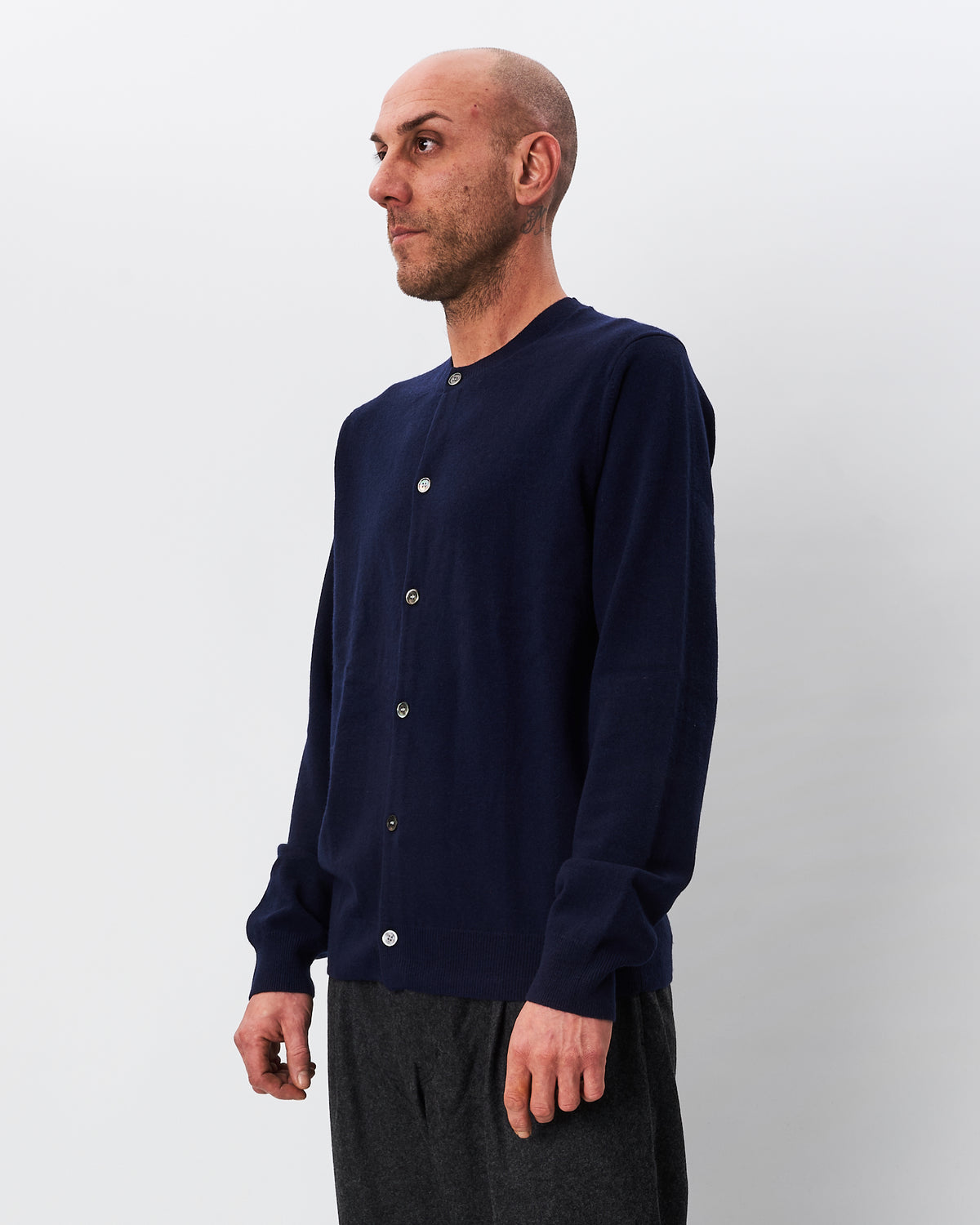 Comme des Garçons cardigan blu