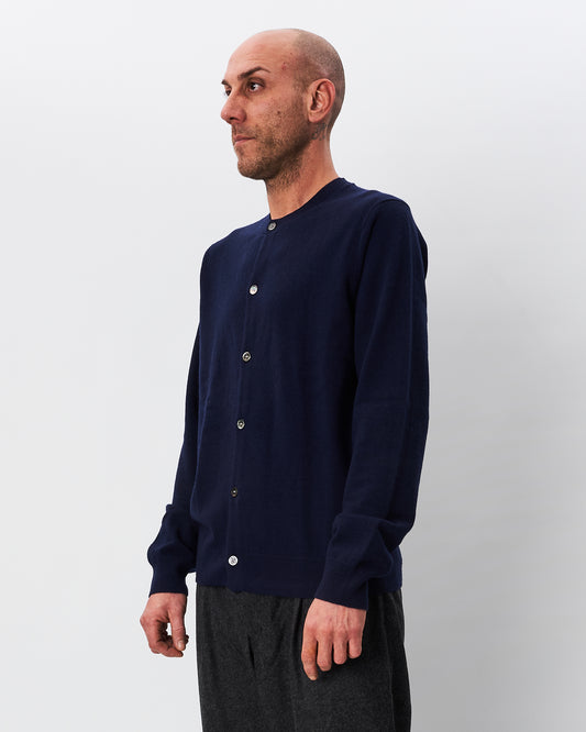 Comme des Garçons cardigan blu