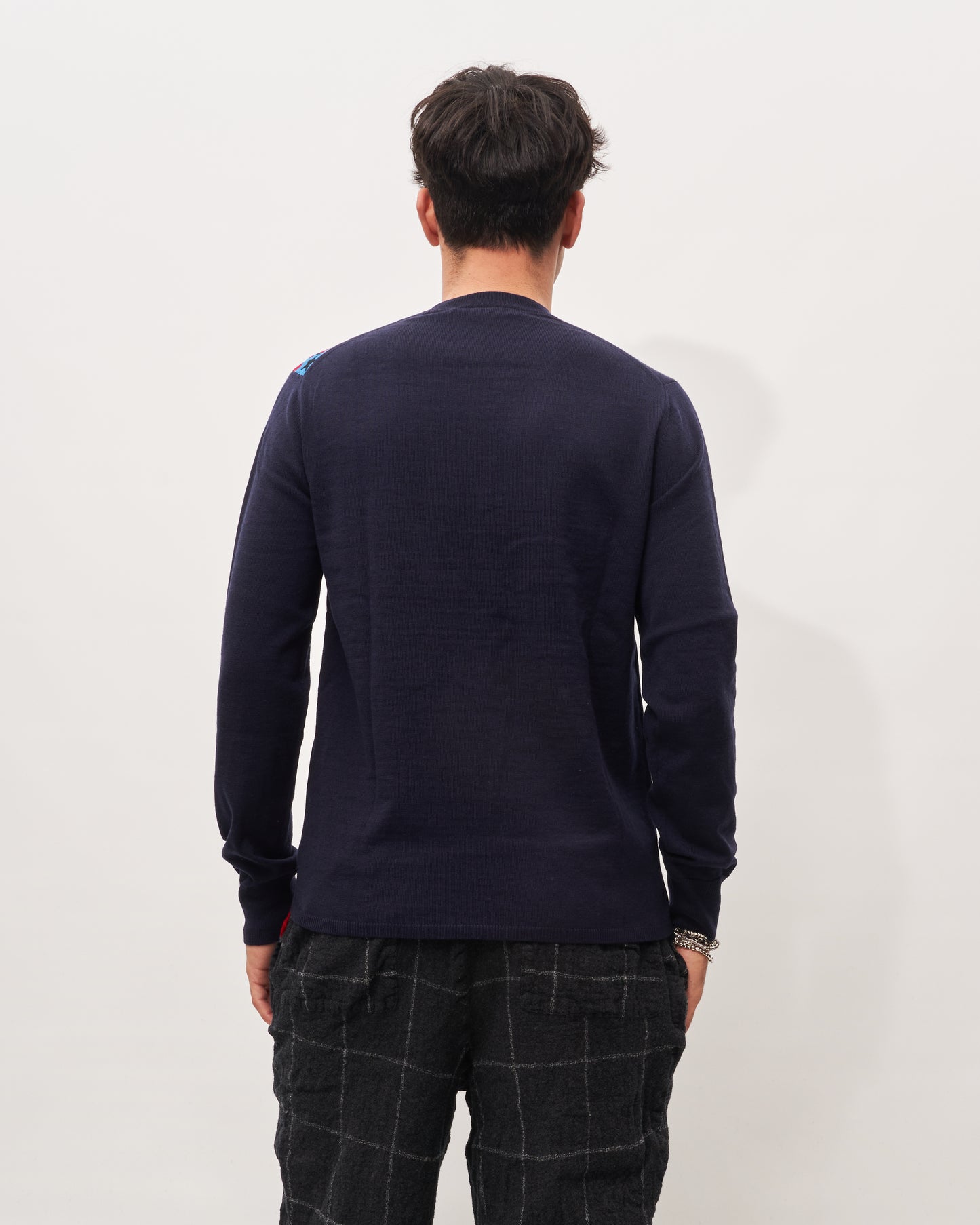 Comme des Garçons sweater with scarf