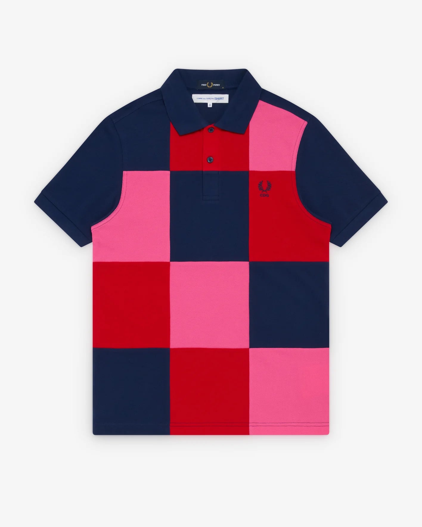 Comme des Garçons con Fred Perry polo blu