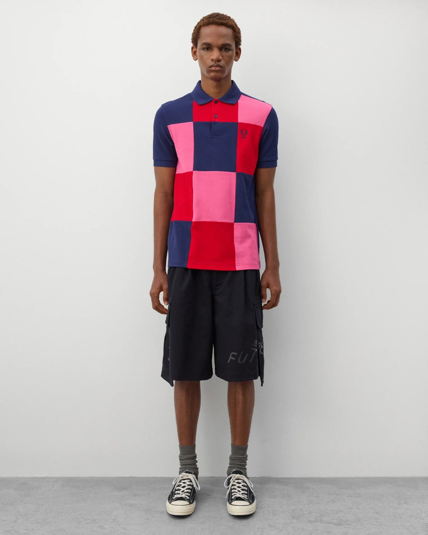 Comme des Garçons con Fred Perry polo blu