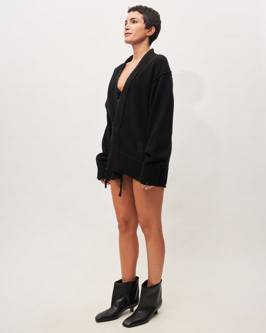 Federico Cina cardigan nero