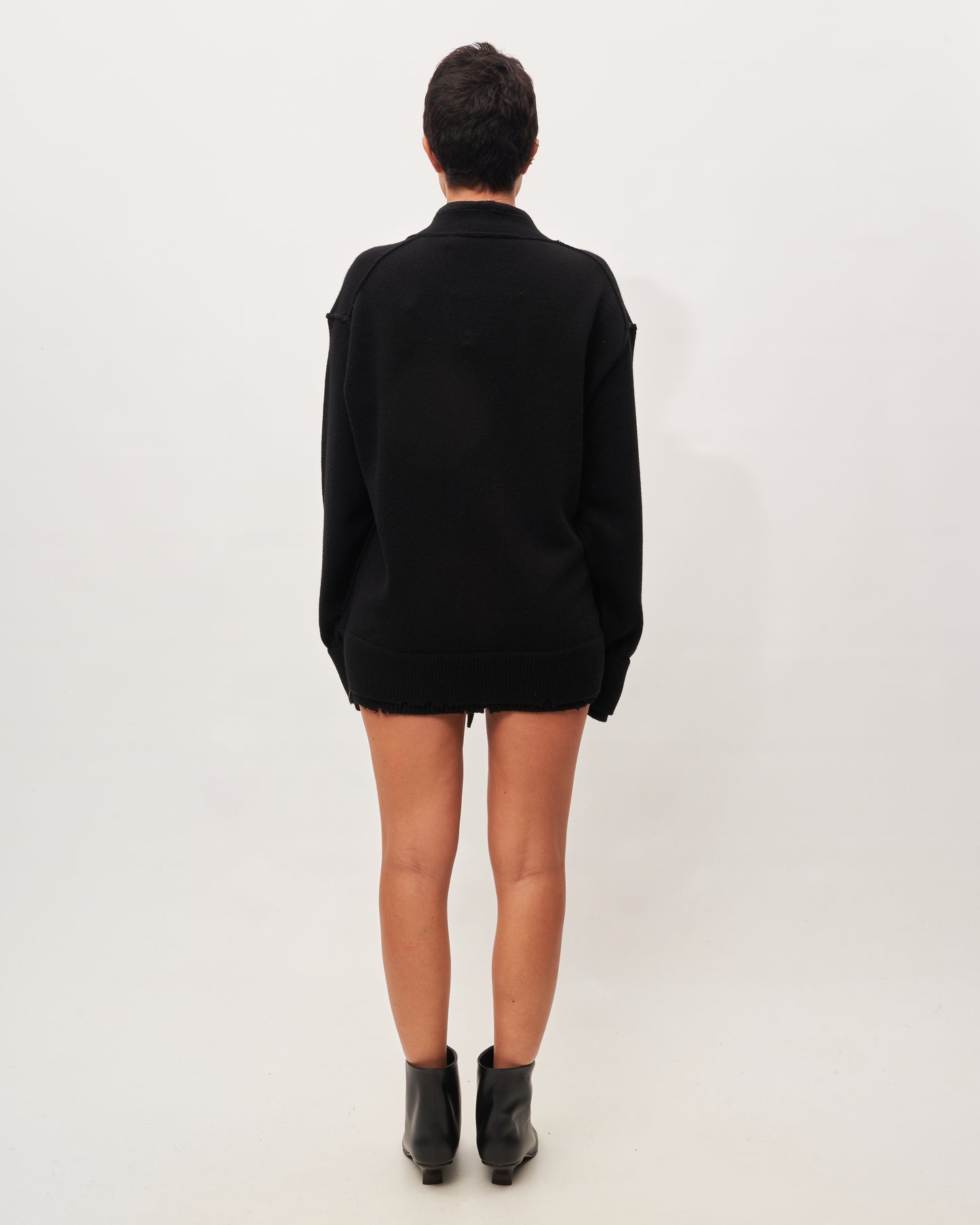 Federico Cina cardigan nero