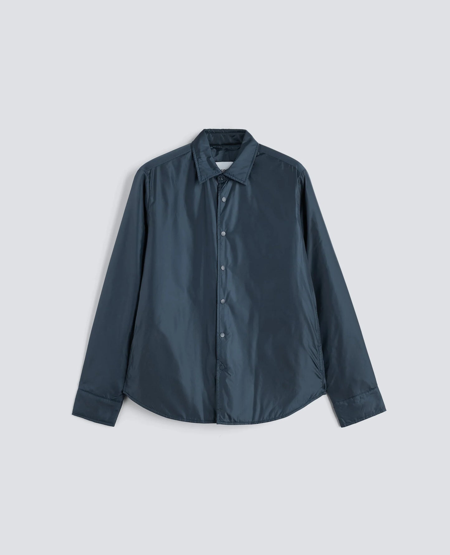 Aspesi giacca camicia blu imbottita