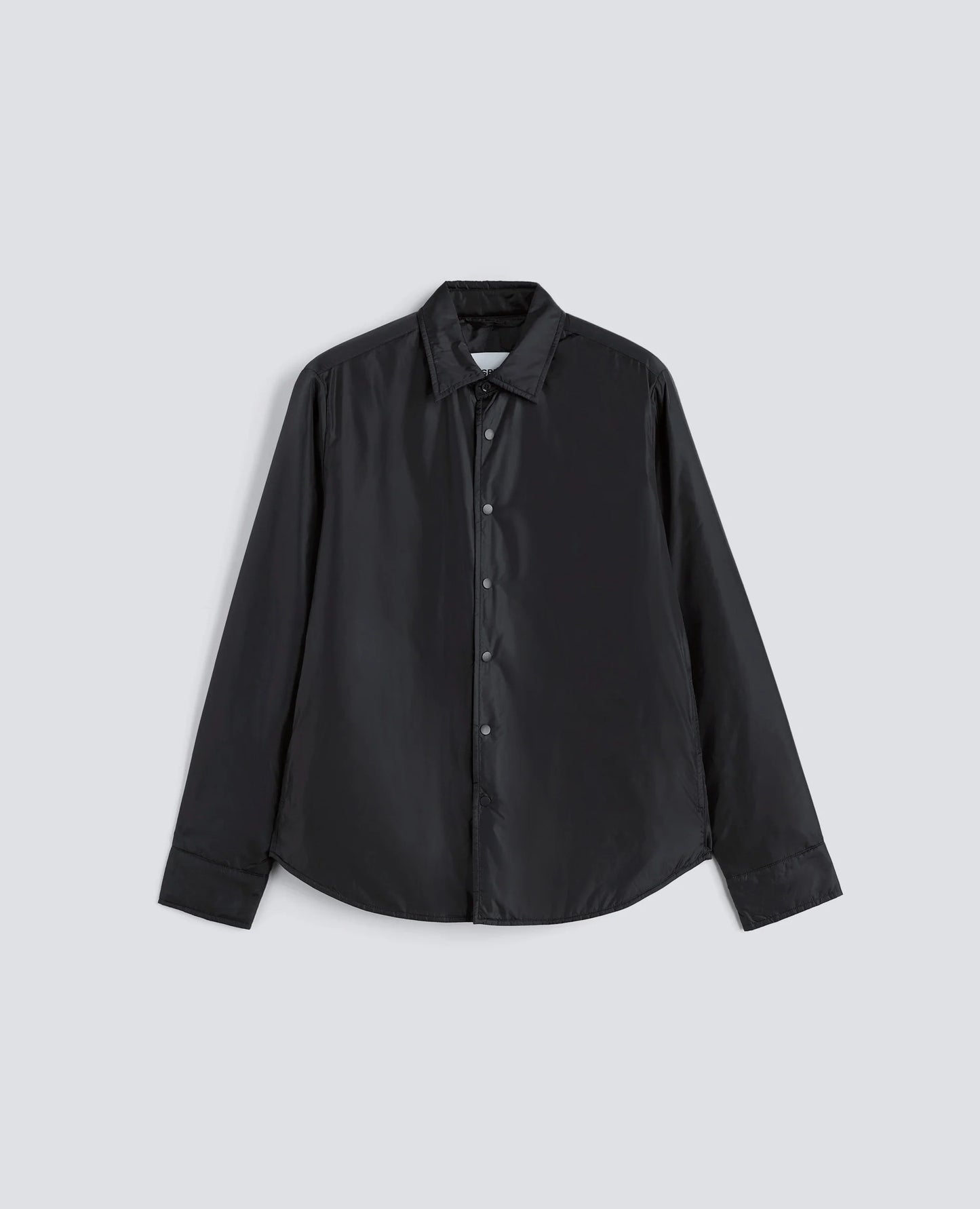 Aspesi giacca camicia nera imbottita