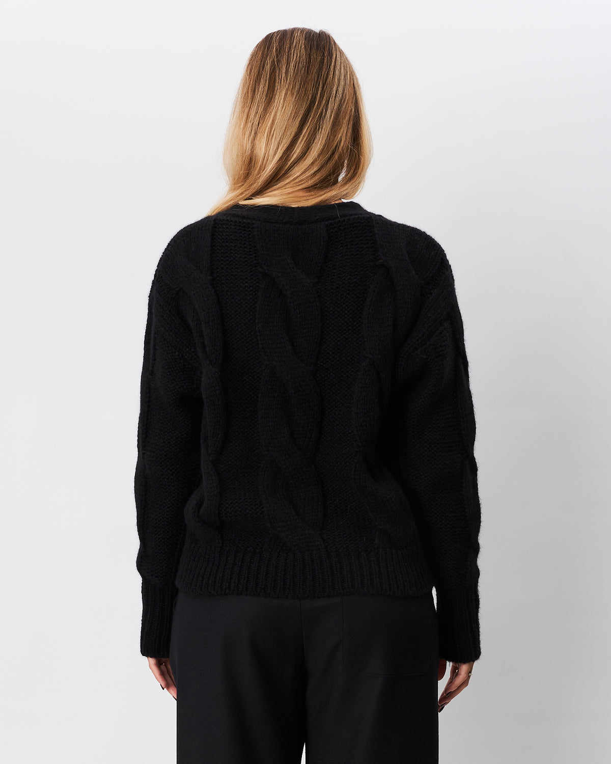 Roberto Collina maglia nera a trecce