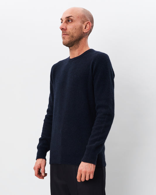 Roberto Collina maglia blu in yak