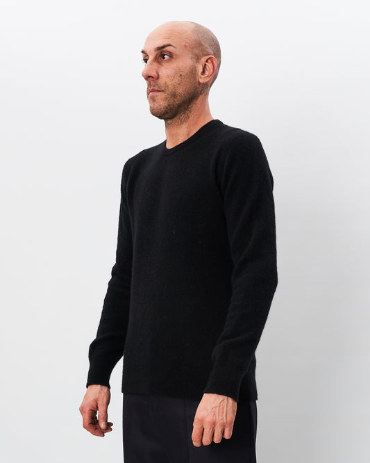 Roberto Collina maglia nera in yak