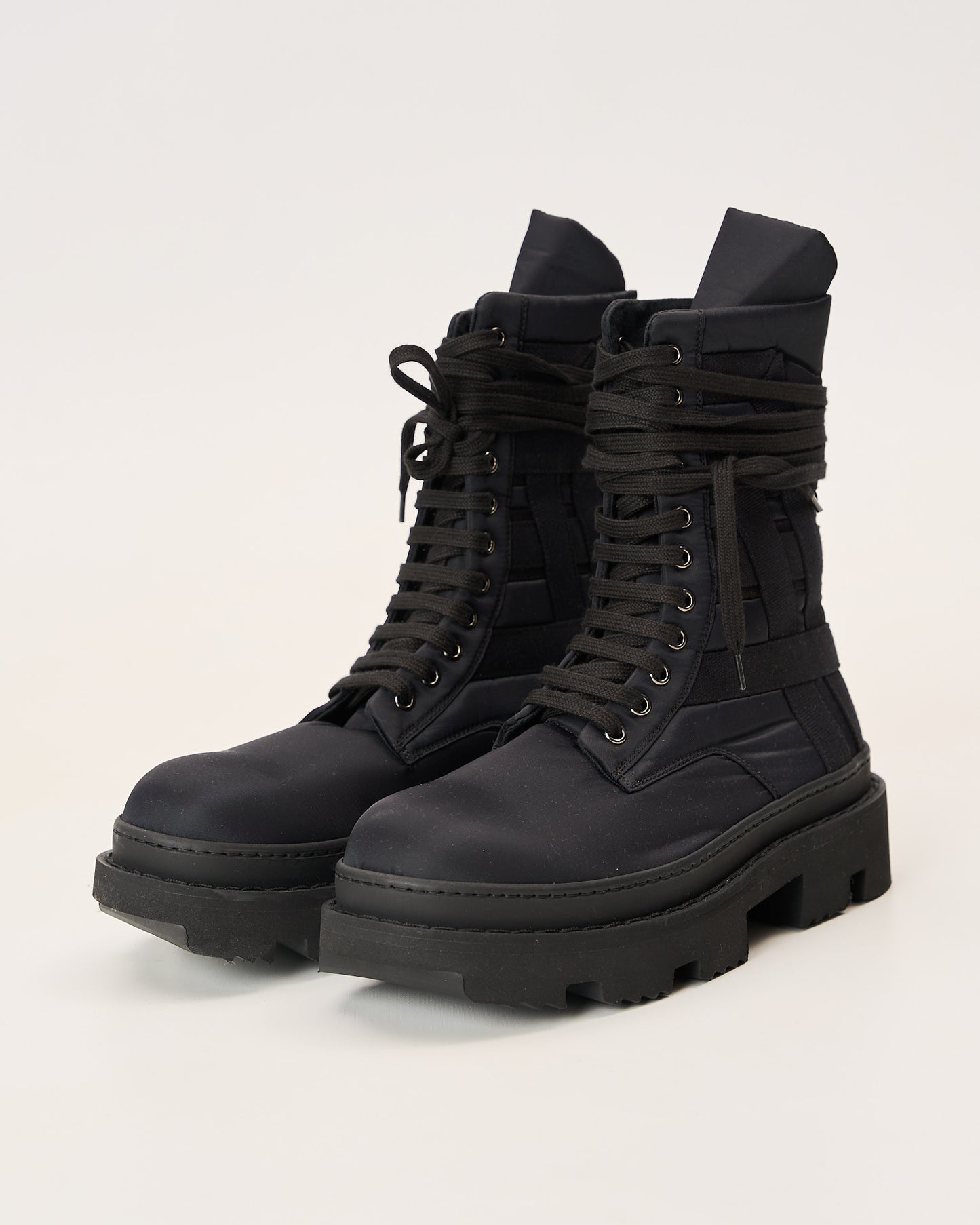 Rick Owens anfibi in nylon