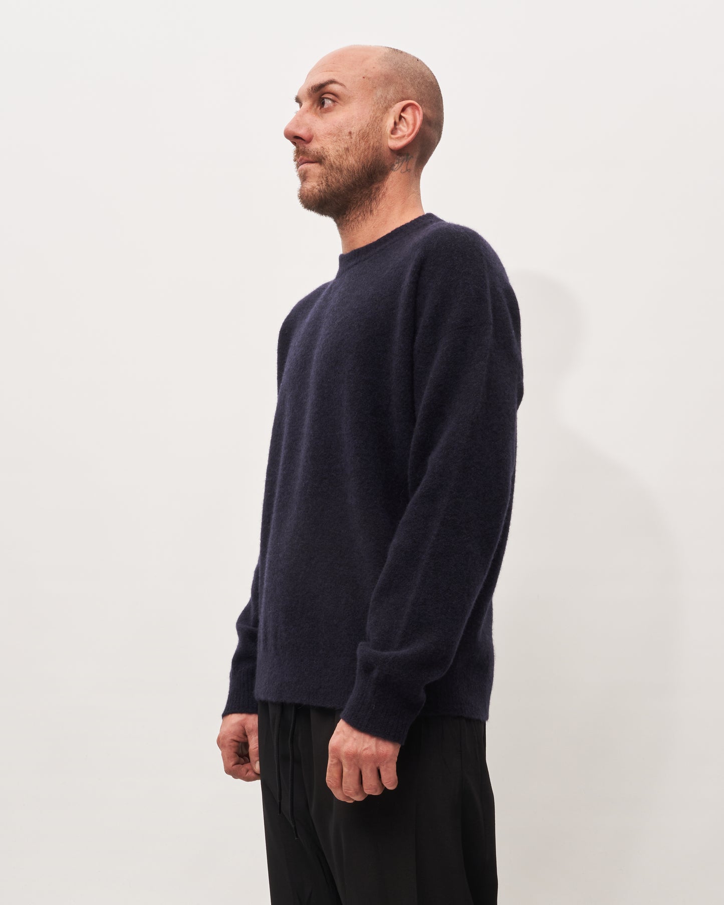 Roberto Collina blue alpaca sweater