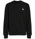 CP Company Felpa girocollo nera con logo