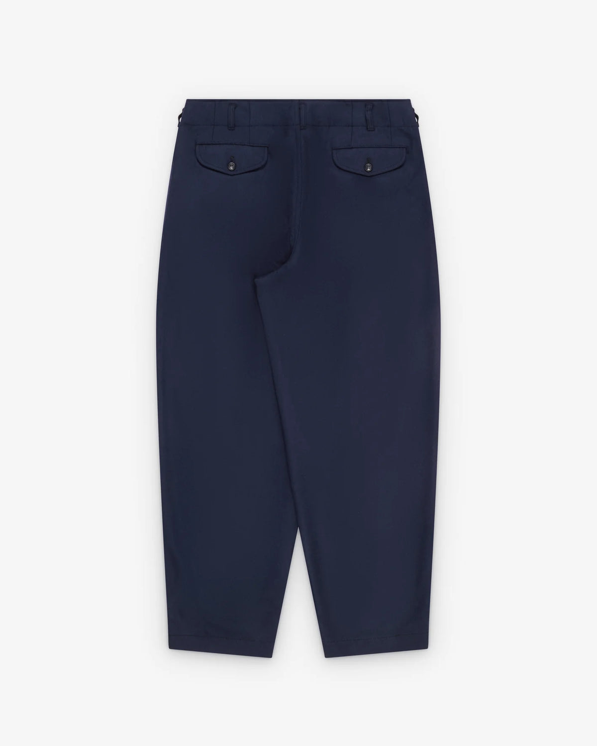 Comme des Garçons pantaloni blu in panno di lana