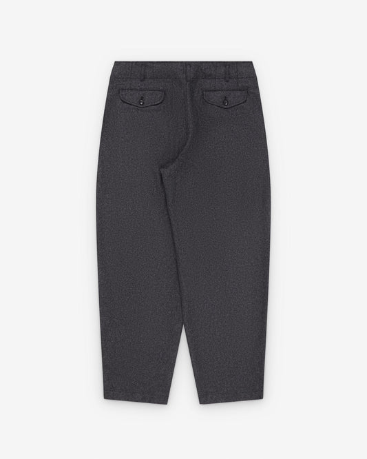 Comme des Garçons pantaloni grigi in panno di lana