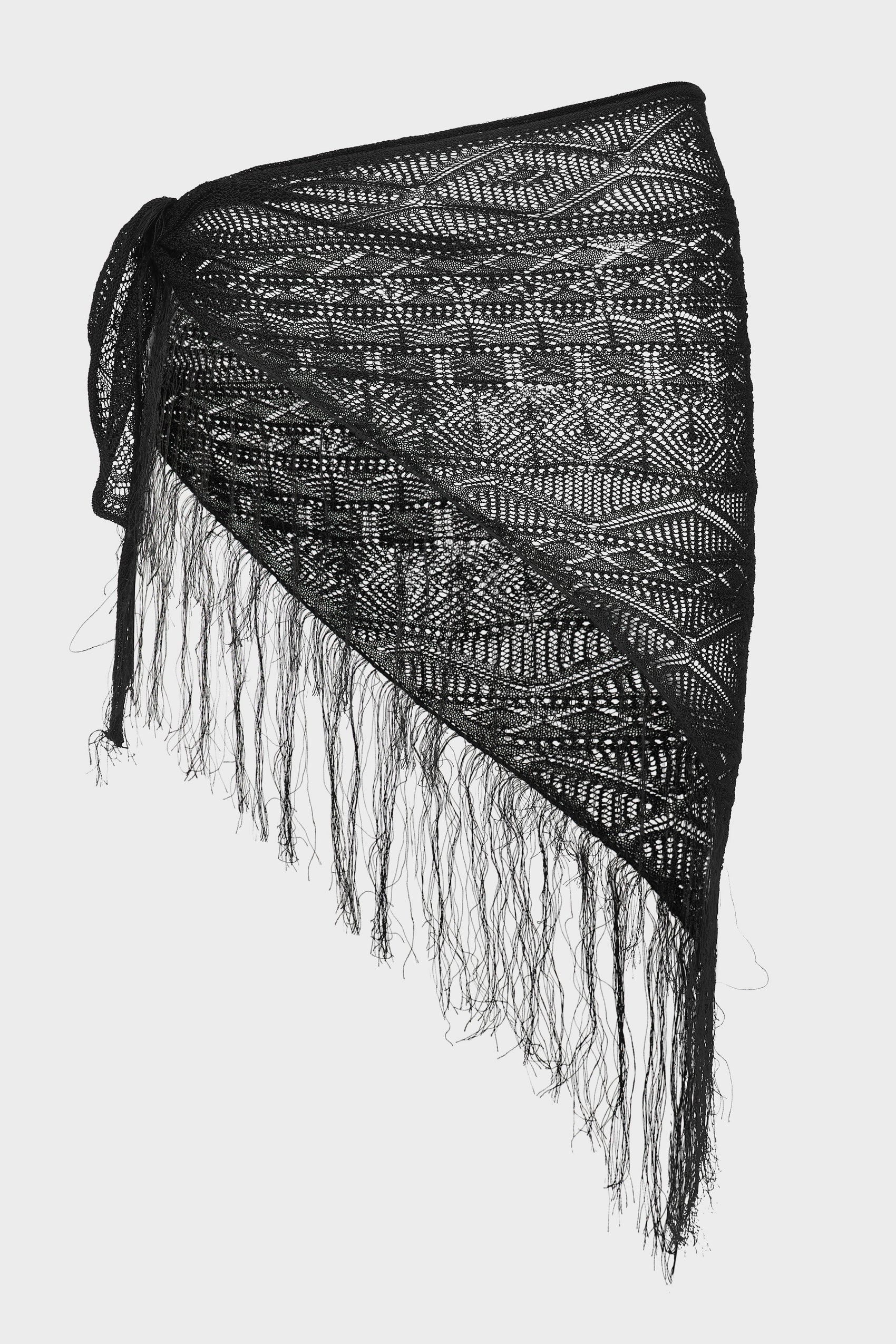 Isabel Benenato cintura in pizzo nera